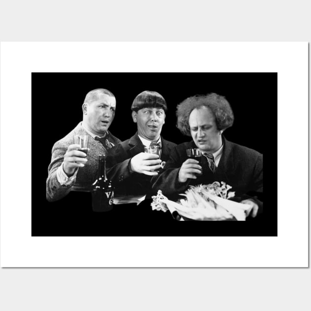 The Three Stooges Wall Art by D's Tee's